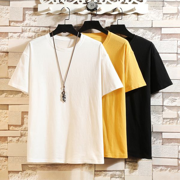 fashion short sleeves korea black white red o neck t-shirt men's cotton summer clothes tees tshirt plus oversize m-5x kg-182, White;black
fashion short sleeves korea black white red o neck t-shirt men's cotton summer clothes tees tshirt plus oversize m-5x kg-182, White;black