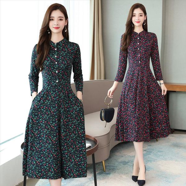 2021 vintage female print midi dresses autumn winter 4xl plus size floral long sleeve dress elegant women bodycon party vestidos, Black;gray
2021 vintage female print midi dresses autumn winter 4xl plus size floral long sleeve dress elegant women bodycon party vestidos, Black;gray