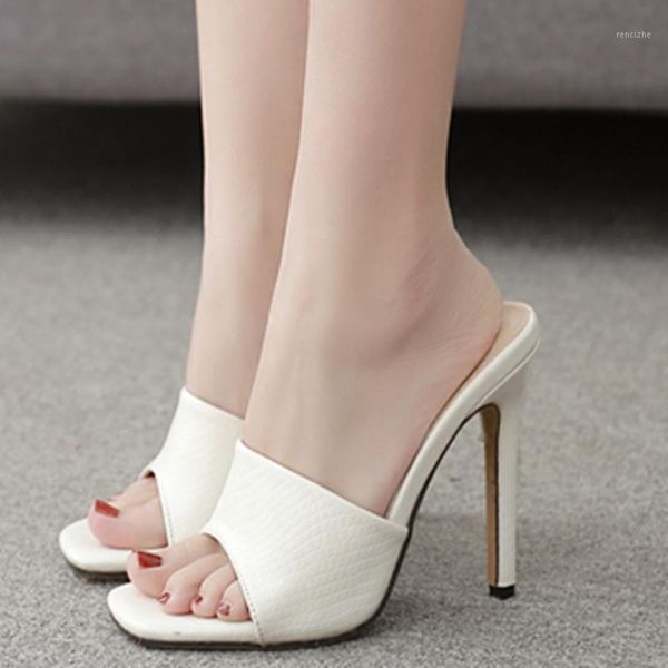 slippers fashion design 11.5cm square toe high heel mules 2021 summer white slide dress shoes women1, Black
slippers fashion design 11.5cm square toe high heel mules 2021 summer white slide dress shoes women1, Black