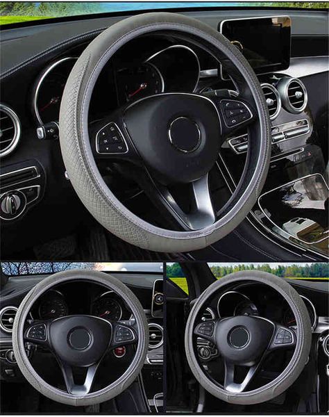 1pc universal leather anti-slip car steering wheel cover for fiat punto bravo palio linea ont stilo grande abarth car styling y220422
1pc universal leather anti-slip car steering wheel cover for fiat punto bravo palio linea ont stilo grande abarth car styling y220422