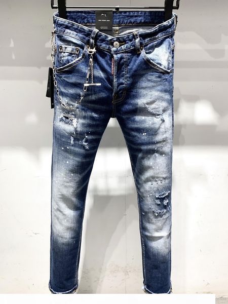 2020 new brand of fashionable european and american men's casual jeans ,high-grade washing, pure hand grinding, quality optimization lt, Blue
2020 new brand of fashionable european and american men's casual jeans ,high-grade washing, pure hand grinding, quality optimization lt, Blue