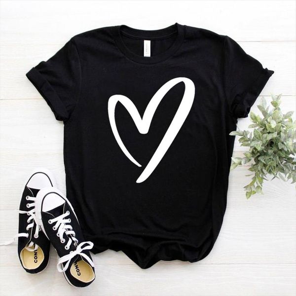 heart print women tshirt cotton casual funny t shirt for lady girl tee hipster drop ship na 273, White
heart print women tshirt cotton casual funny t shirt for lady girl tee hipster drop ship na 273, White