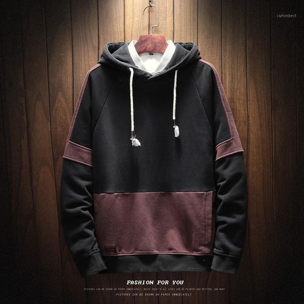 men's hoodies & sweatshirts autumn brand hoodie men hip hop splice pullover casual hoody clothes fashion man streetwear sweatshirts1, Black
men's hoodies & sweatshirts autumn brand hoodie men hip hop splice pullover casual hoody clothes fashion man streetwear sweatshirts1, Black