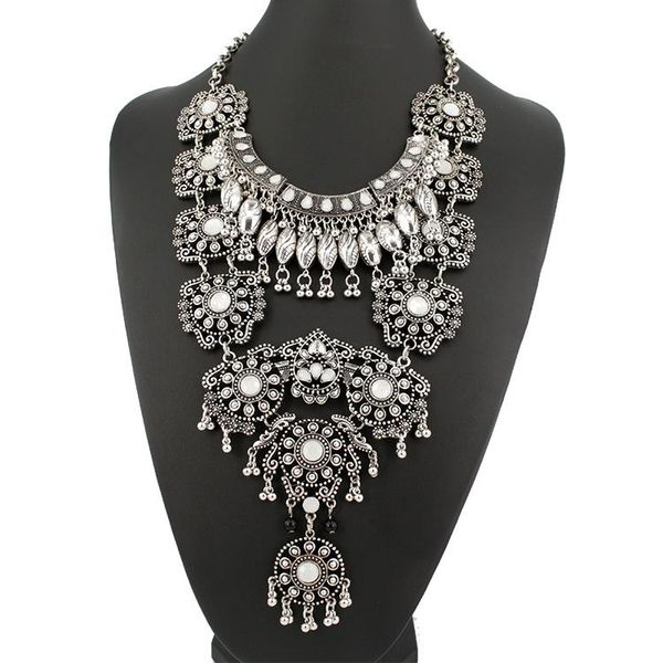 заявление ожерелья подвески boho винтаж colar collier femme choker воротник многослойное ожерелье женщины цыганские турецкие ювелирные издел, Silver
заявление ожерелья подвески boho винтаж colar collier femme choker воротник многослойное ожерелье женщины цыганские турецкие ювелирные издел, Silver