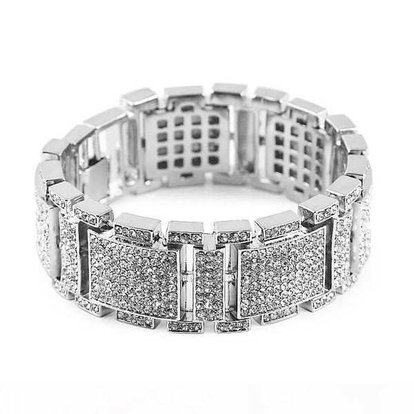 exaggerated punk bangle shiny full rhinestone bracelets hip hop bling joyas hip-hop men women wristbands chains gold silver black
exaggerated punk bangle shiny full rhinestone bracelets hip hop bling joyas hip-hop men women wristbands chains gold silver black