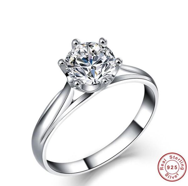 classical six claw luxury jewelry 925 sterling silver 5a cubic zirconia cz women wedding band ring gift size 4-10, Golden;silver
classical six claw luxury jewelry 925 sterling silver 5a cubic zirconia cz women wedding band ring gift size 4-10, Golden;silver