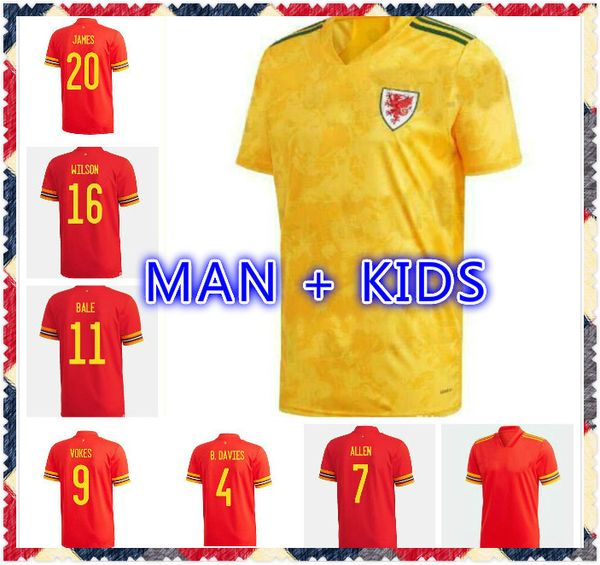 man+kids kit 2020 wales soccer jersey 20 21 bale allen james ben davies wilson camisetas national team home wales football shirt, Black;yellow
man+kids kit 2020 wales soccer jersey 20 21 bale allen james ben davies wilson camisetas national team home wales football shirt, Black;yellow