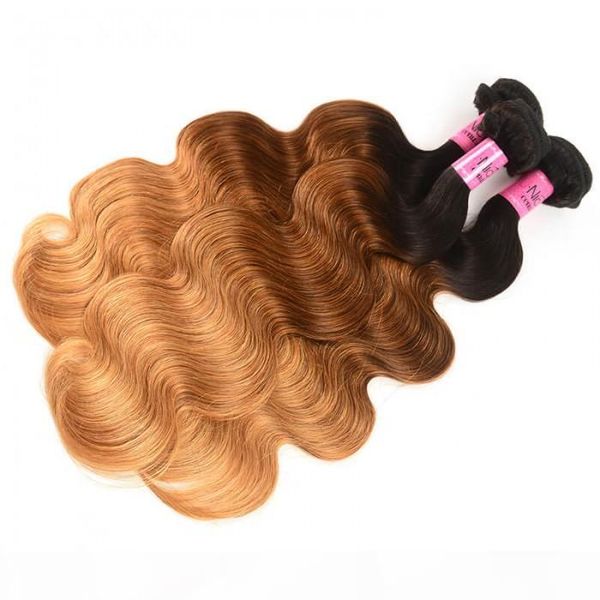 3 bundles brazilian ombre body wave human hair with lace frontal baby hair lace weave women, Black;brown
3 bundles brazilian ombre body wave human hair with lace frontal baby hair lace weave women, Black;brown