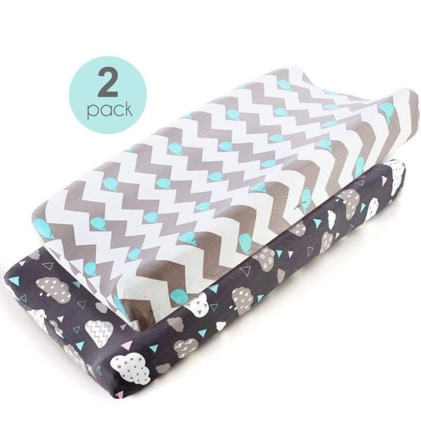 cradle sheet changing pad cover set ultra soft stretchy fitted change pad covers for boys or girls 2 pack whale/cloud lj201105
cradle sheet changing pad cover set ultra soft stretchy fitted change pad covers for boys or girls 2 pack whale/cloud lj201105