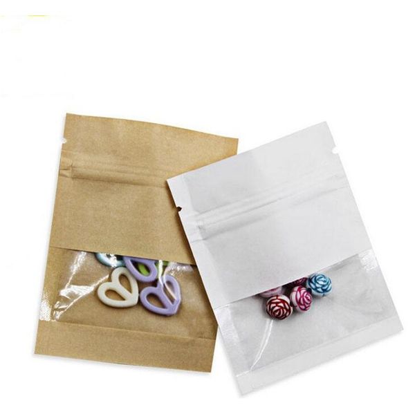 7*9cm small thicken white brown kraft paper bag zipper pouch with clear window for tea coffee snacks ca jllbda sinabag
7*9cm small thicken white brown kraft paper bag zipper pouch with clear window for tea coffee snacks ca jllbda sinabag