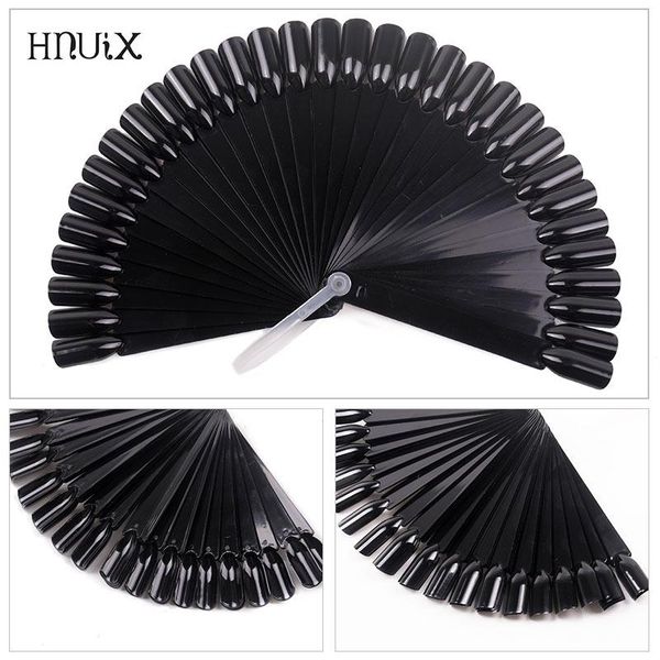 hnuix 50pcs white / clear false nail tips billboard fan-shaped varnish color card manicure nail art practice show display tools, Black
hnuix 50pcs white / clear false nail tips billboard fan-shaped varnish color card manicure nail art practice show display tools, Black