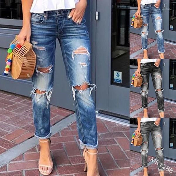 lugentolo ripped jeans for women plus size spring summer thin high waist vintage washed casual women jeans1, Blue
lugentolo ripped jeans for women plus size spring summer thin high waist vintage washed casual women jeans1, Blue