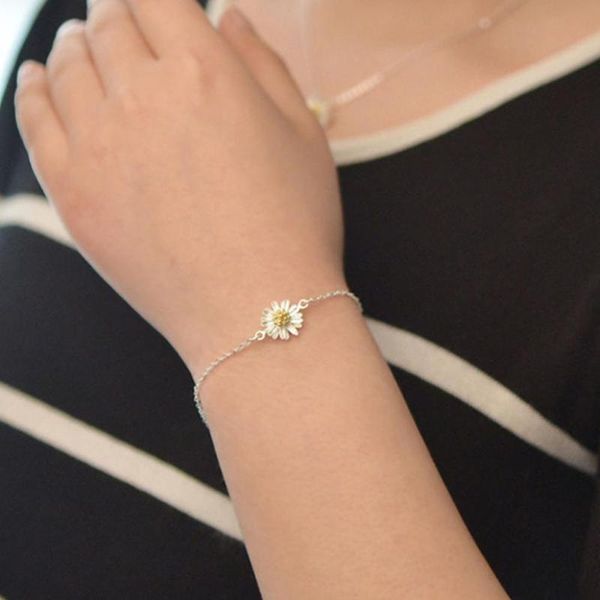 charm bracelets small daisy bracelet for women anklets jewelry flower gift, Golden;silver
charm bracelets small daisy bracelet for women anklets jewelry flower gift, Golden;silver