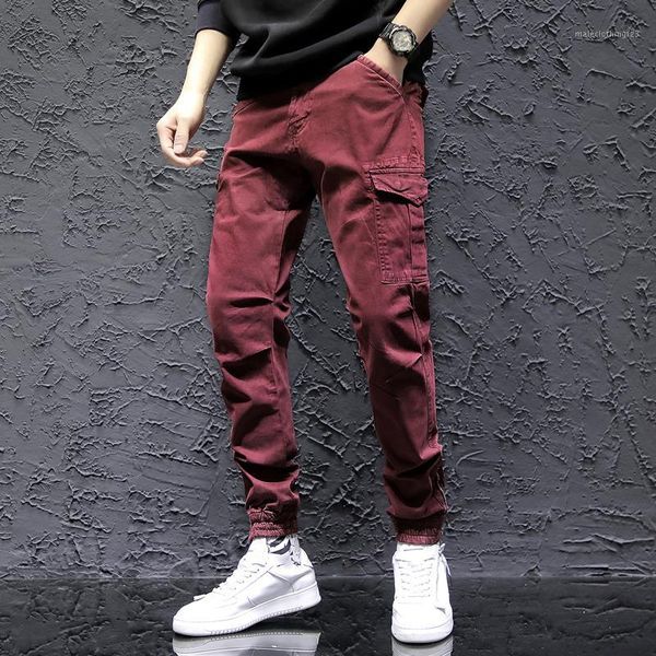 men's pants cargo men fashion autumn harem multi pockets streetwear army green claret for men1, Black
men's pants cargo men fashion autumn harem multi pockets streetwear army green claret for men1, Black