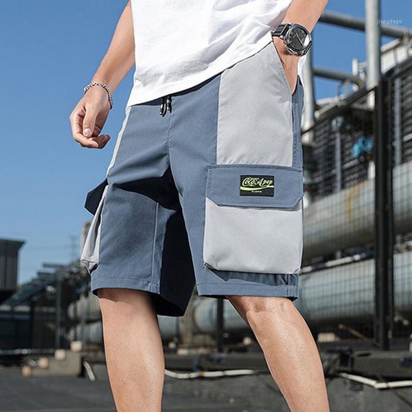 fashion cargo shorts men 2020 summer new hip hop shorts elastic waist patchwork mens streetwear casual1, White;black
fashion cargo shorts men 2020 summer new hip hop shorts elastic waist patchwork mens streetwear casual1, White;black
