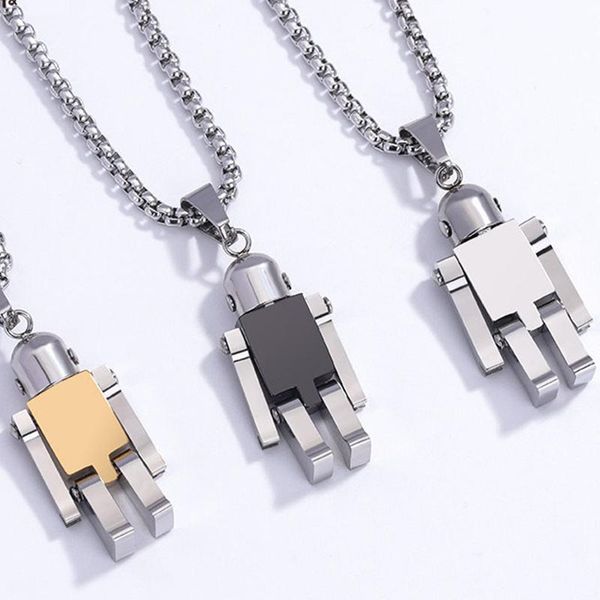 chains men's necklace pendant robot hip-hop chain male tide personality astronaut brand gold men, Silver
chains men's necklace pendant robot hip-hop chain male tide personality astronaut brand gold men, Silver