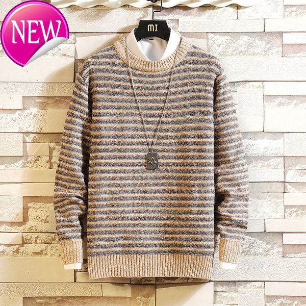 sweaters christmas men striped winter clothes 2020 plus size asian -4xl 5xl knitted style casual standard designer pullovers q1113, White;black
sweaters christmas men striped winter clothes 2020 plus size asian -4xl 5xl knitted style casual standard designer pullovers q1113, White;black