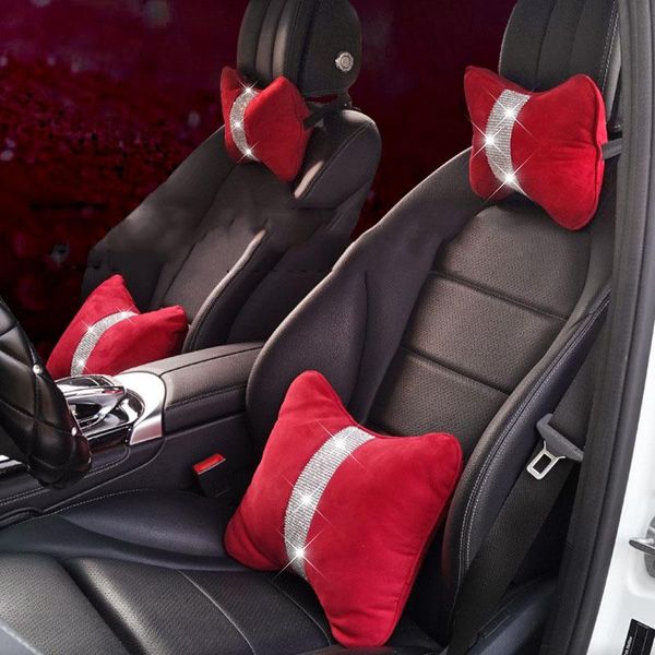 crystal rhinestone car seat headrest pillow plush auto safety neck waist rest supports pillows for girls accessories red
crystal rhinestone car seat headrest pillow plush auto safety neck waist rest supports pillows for girls accessories red
