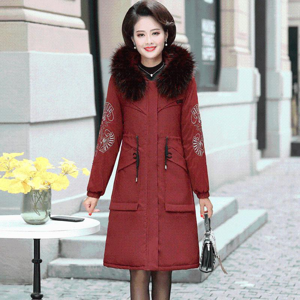 winter women's down parkas winter jacket big fur thick slim long embroidery coat fashion hooded female cotton padded outerwear1, Black
winter women's down parkas winter jacket big fur thick slim long embroidery coat fashion hooded female cotton padded outerwear1, Black