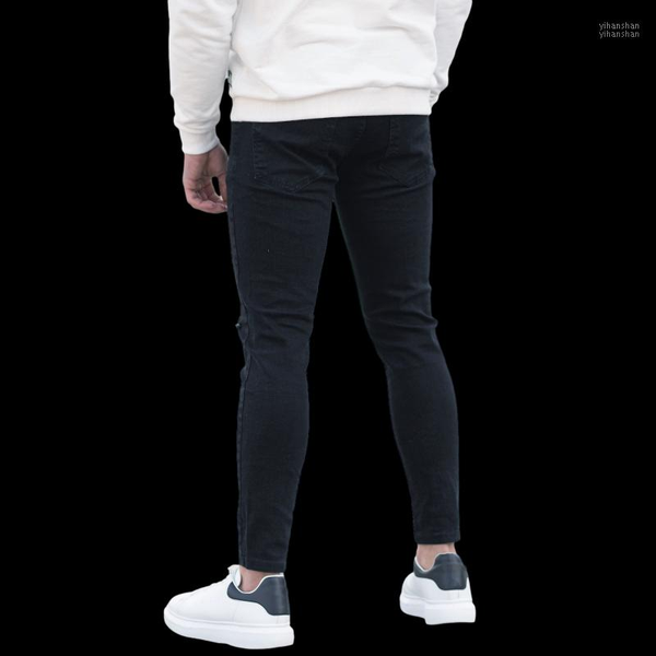 casual 100% cotton denim men black ripped and zipped jeans man new style good price wholesale offer trend 20211, Blue
casual 100% cotton denim men black ripped and zipped jeans man new style good price wholesale offer trend 20211, Blue