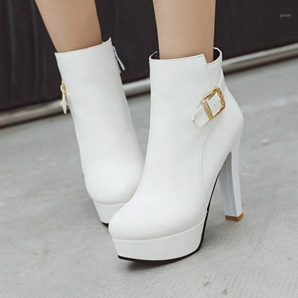 boots fashion ankle for women 2021 winter short shoes platform high heel white pink buckle shoe ladies1, Black
boots fashion ankle for women 2021 winter short shoes platform high heel white pink buckle shoe ladies1, Black
