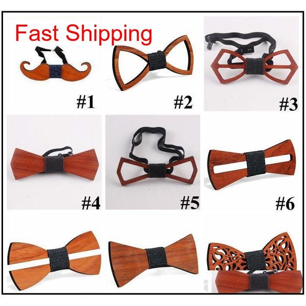 9 styles vintage red rosewood bow ties hollow out bowknot for gentleman wedding wooden bowtie fasion accesso qylidf new_dhbest, Black;gray
9 styles vintage red rosewood bow ties hollow out bowknot for gentleman wedding wooden bowtie fasion accesso qylidf new_dhbest, Black;gray