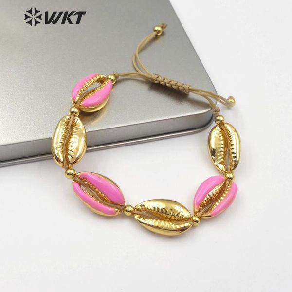 wt-b456 coloful cowrie shell bracelet sea shell in gold pink blue yellow red purple fashion sea jewelry handmade bracelet, Golden;silver
wt-b456 coloful cowrie shell bracelet sea shell in gold pink blue yellow red purple fashion sea jewelry handmade bracelet, Golden;silver