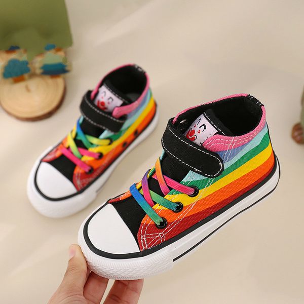 2020 children canvas new boys sneakers breathable spring autumn fashion kids casual for girls high shoes, Black;red
2020 children canvas new boys sneakers breathable spring autumn fashion kids casual for girls high shoes, Black;red
