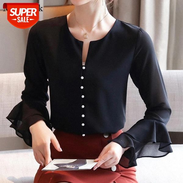 autumn slim blouse women 2021 ruffles sleeve v-neck plus size womens blouses casual slim chiffon shirt women blusas 10773 #ki5q, White
autumn slim blouse women 2021 ruffles sleeve v-neck plus size womens blouses casual slim chiffon shirt women blusas 10773 #ki5q, White