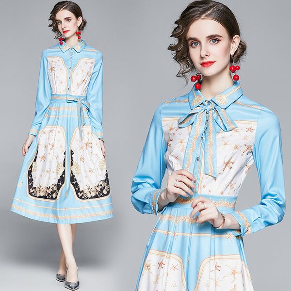 womens runway designer dressed in business clothes midi ladies work wear long sleeves print floral holiday swing dress njh5, Black;gray
womens runway designer dressed in business clothes midi ladies work wear long sleeves print floral holiday swing dress njh5, Black;gray