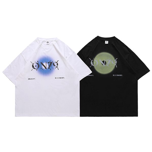 men's t-shirts smudge text short-sleeved loose oversize men's and women's same summer trend fashion casual, White;black
men's t-shirts smudge text short-sleeved loose oversize men's and women's same summer trend fashion casual, White;black