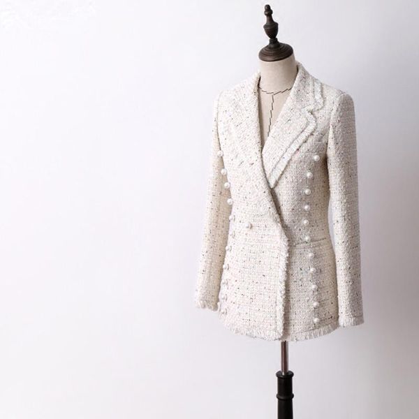 women's wool & blends autumn winter coat women 2021 korean fashion elegant turn-down collar long sleeve pearls medium outwear, Black
women's wool & blends autumn winter coat women 2021 korean fashion elegant turn-down collar long sleeve pearls medium outwear, Black