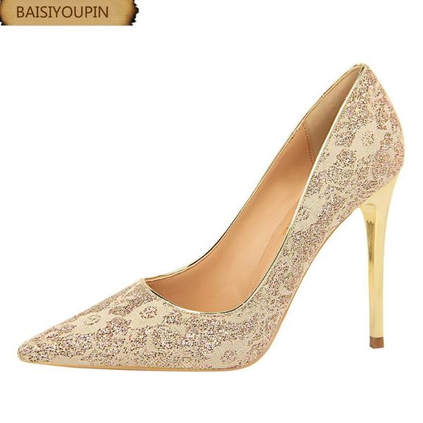 2021 wind banquet, night club, high heel shoes women's shoes shallow pointed lace womens single wedding shoes, Black 
2021 wind banquet, night club, high heel shoes women's shoes shallow pointed lace womens single wedding shoes, Black