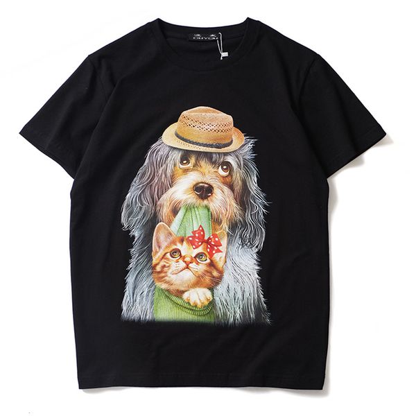2021 hip hop dog and cat printed short sleeve tee shirts summer men casual cotton streetwear t-shirt fashion tshirts 8mio, White;black
2021 hip hop dog and cat printed short sleeve tee shirts summer men casual cotton streetwear t-shirt fashion tshirts 8mio, White;black