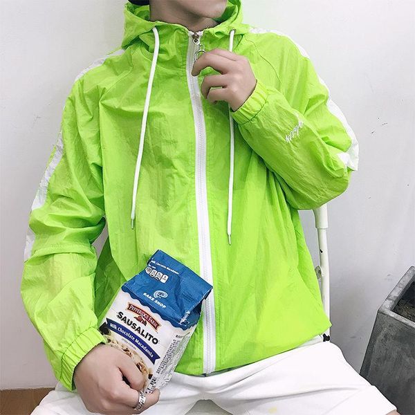 2020 summer new youth popular loose hooded thin coat jacket fashion casual sunscreen clothing green / green / blue orange1, Black;brown
2020 summer new youth popular loose hooded thin coat jacket fashion casual sunscreen clothing green / green / blue orange1, Black;brown