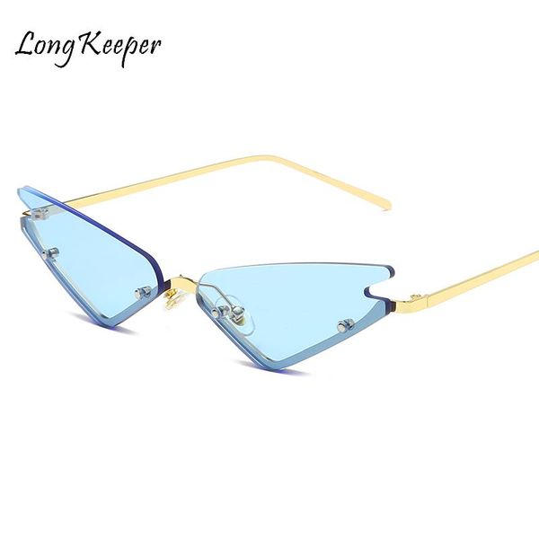 sunglasses narrow cat eye for men women fashion rimless small summer red blue black shades eyewear triangle sunglass, White;black
sunglasses narrow cat eye for men women fashion rimless small summer red blue black shades eyewear triangle sunglass, White;black
