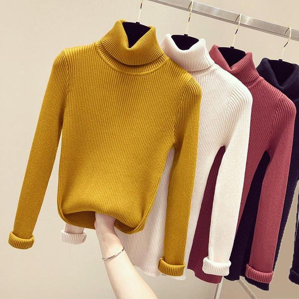 women's sweaters 2021 winter women and pullovers turtleneck long sleeve knitted sweater elastic autumn casual female jumper pull, White;black
women's sweaters 2021 winter women and pullovers turtleneck long sleeve knitted sweater elastic autumn casual female jumper pull, White;black