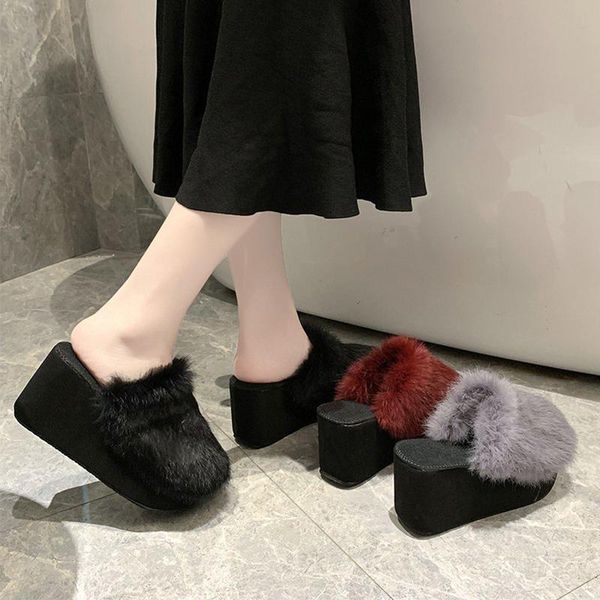 shoes woman 2021 female slippers fur flip flops luxury slides cover toe med on a wedge platform new plush designer with fur shea, Black
shoes woman 2021 female slippers fur flip flops luxury slides cover toe med on a wedge platform new plush designer with fur shea, Black