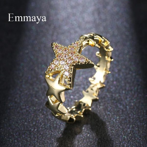 emmaya ingenious design round five-pointed star cubic zircon charming ring three colors for women fahsion dress-up in party wmtojt, Silver
emmaya ingenious design round five-pointed star cubic zircon charming ring three colors for women fahsion dress-up in party wmtojt, Silver