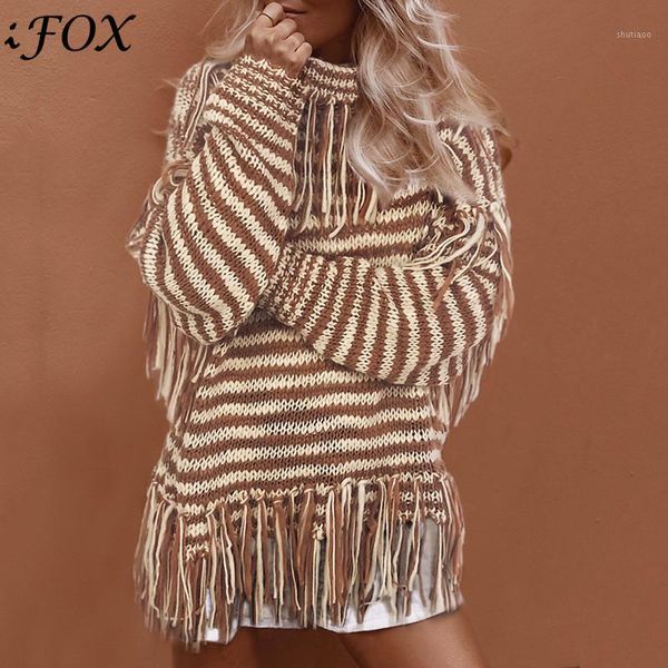 fashion autumn winter turtleneck full sleeve woman sweater with tassel 2021 female loose knitted oversize 2 colors1, White;black
fashion autumn winter turtleneck full sleeve woman sweater with tassel 2021 female loose knitted oversize 2 colors1, White;black