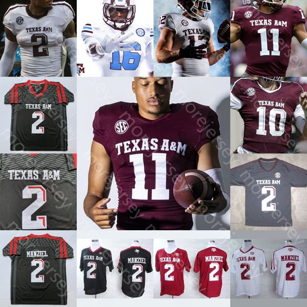custom texas a&m aggies football jersey ncaa college von miller myles garrett mike evans ausbon davis madubuike murray seals-jones johnson, Black;red
custom texas a&m aggies football jersey ncaa college von miller myles garrett mike evans ausbon davis madubuike murray seals-jones johnson, Black;red