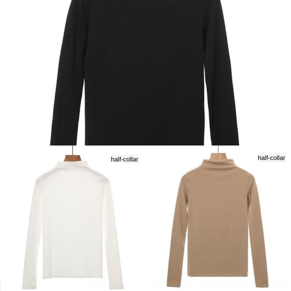 xiu66 autumn and high new style double faced velvet seamless half winter collar long sleeve for women t-shirt t-shirt self with heating base, White
xiu66 autumn and high new style double faced velvet seamless half winter collar long sleeve for women t-shirt t-shirt self with heating base, White