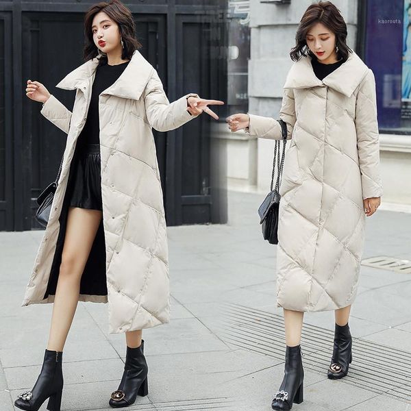 autumn and winter korean version the loose down jacket fashion lapel white duck down the long paragraph comfortable warm coat5871, Black
autumn and winter korean version the loose down jacket fashion lapel white duck down the long paragraph comfortable warm coat5871, Black