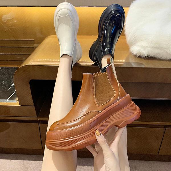 women's rubber boots autumn shoes booties woman 2020 high heels round toe clogs platform luxury designer boots-women, Black
women's rubber boots autumn shoes booties woman 2020 high heels round toe clogs platform luxury designer boots-women, Black