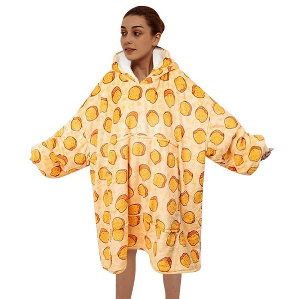 super soft warm wearable blanket hoodie with sleeves blankets fleece sweatshirt oversized print winter plush soft coats y1109, Black
super soft warm wearable blanket hoodie with sleeves blankets fleece sweatshirt oversized print winter plush soft coats y1109, Black