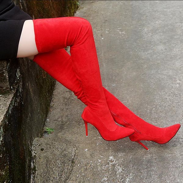 boots women designer fashion over the knee thin high heels party botas de mujer shoes for femme1, Black
boots women designer fashion over the knee thin high heels party botas de mujer shoes for femme1, Black