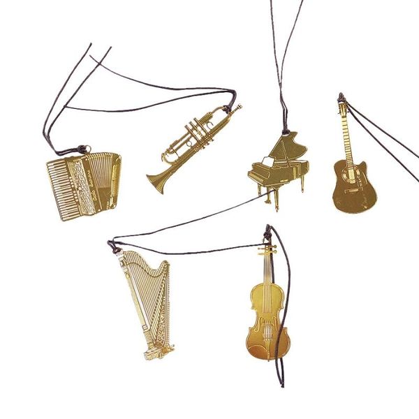 50 pcs/lot kawaii piano guitar trumpet designs golden metal music bookmarks for book holder gift school supplies
50 pcs/lot kawaii piano guitar trumpet designs golden metal music bookmarks for book holder gift school supplies