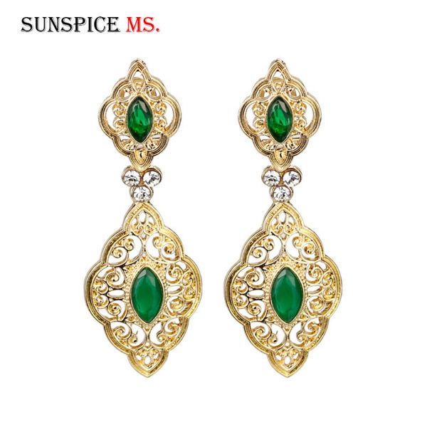 dangle & chandelier sunspicems gold color long drop earrings turkish brand design india ethnic wedding jewelry arabic traditional bijoux gif, Silver
dangle & chandelier sunspicems gold color long drop earrings turkish brand design india ethnic wedding jewelry arabic traditional bijoux gif, Silver