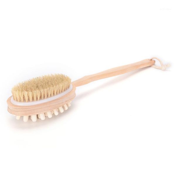 bath brushes, sponges & scrubbers 2-in-1 sided natural bristles scrubber long handle wooden shower brush body massage brushes1
bath brushes, sponges & scrubbers 2-in-1 sided natural bristles scrubber long handle wooden shower brush body massage brushes1