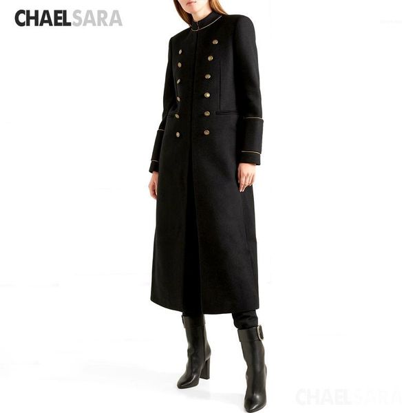 woolen coat women classic vintage long wool coat 2020 elegant stand collar double breasted wool jackets female1, Black
woolen coat women classic vintage long wool coat 2020 elegant stand collar double breasted wool jackets female1, Black